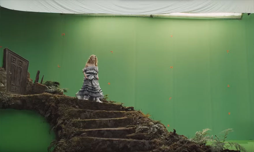 Alicia en el país de las maravillas efectos especiales