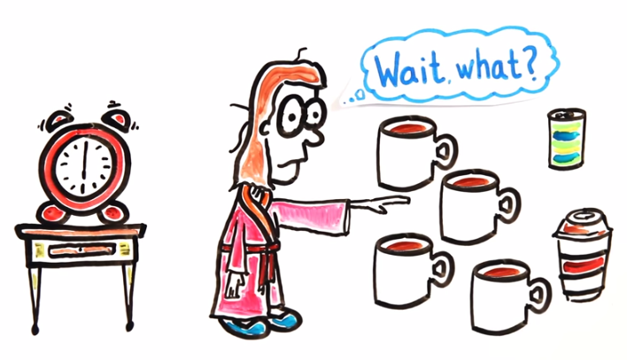 Es malo tomar café recién despertados
