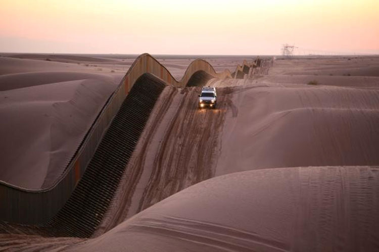 Muro frontera entre México y EEUU