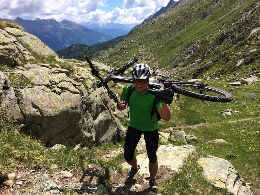 Tragepassage zum Passo Cancian