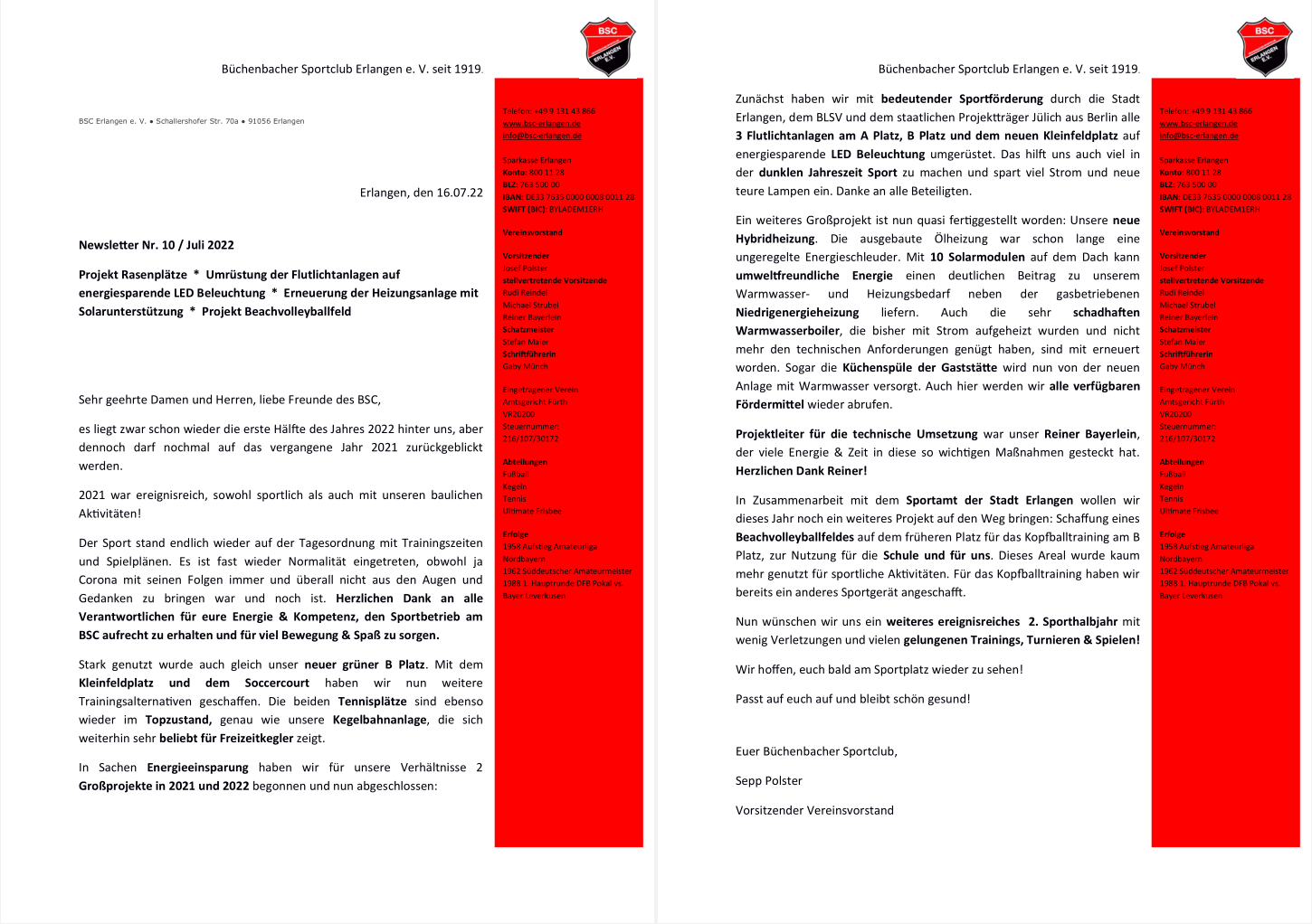 Newsletter 10