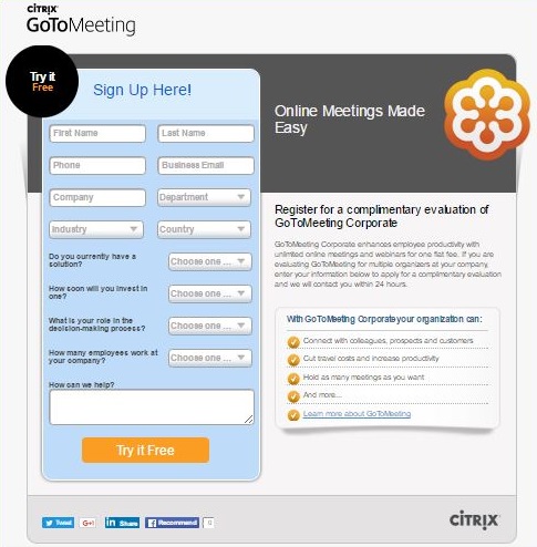 GotoMeeting in Prova Gratuita