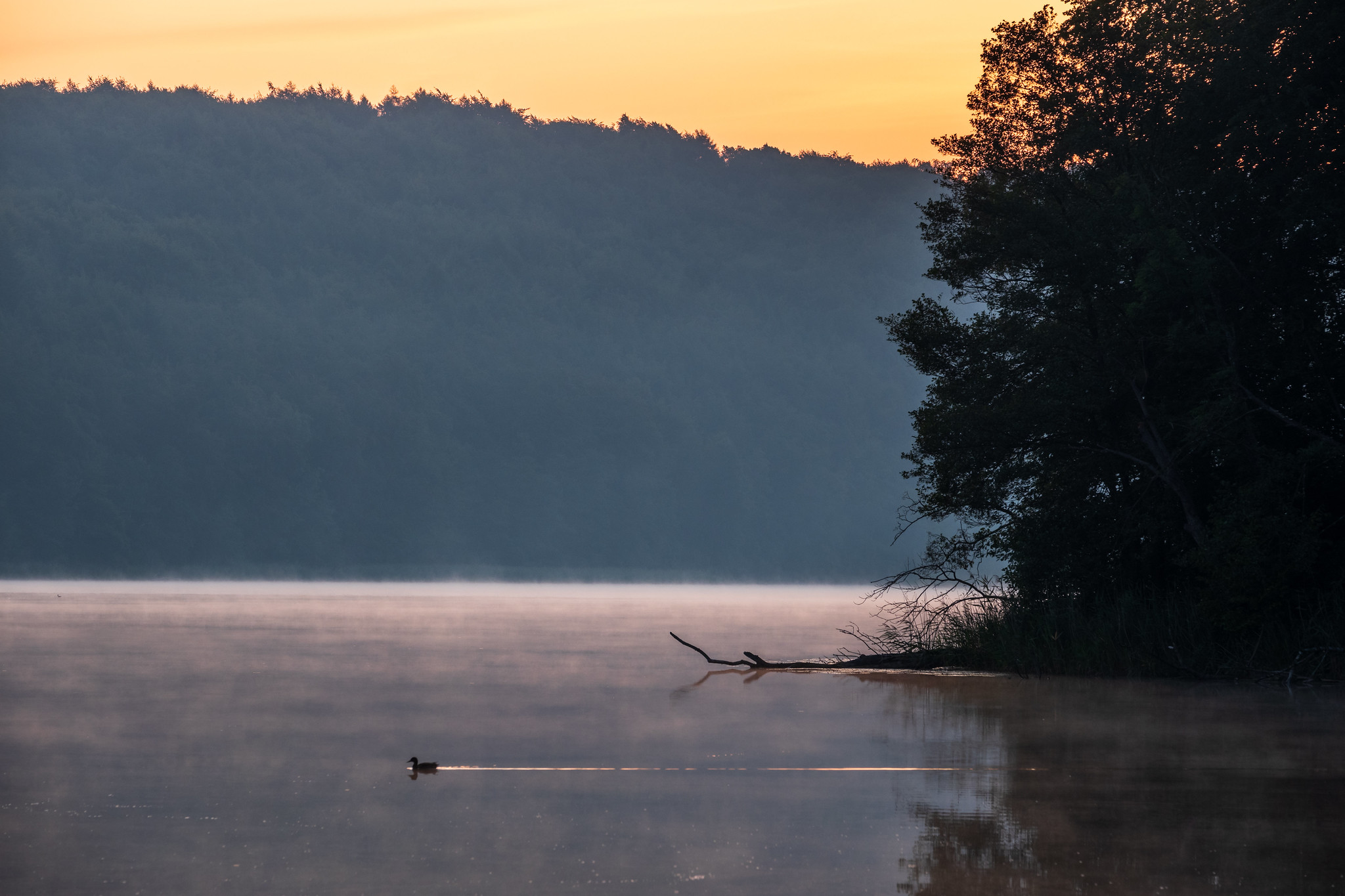 Spätsommermorgen am Ukleisee