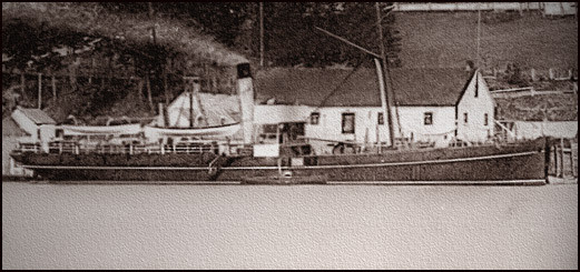 Le steamer «La Canadienne II» au port de Gaspé