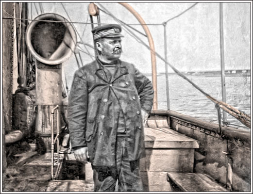 J.B. Bélanger, capitaine du Savoy en juillet 1905