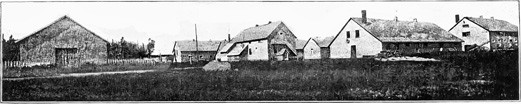 Vue de la ferme St-Georges, du sud