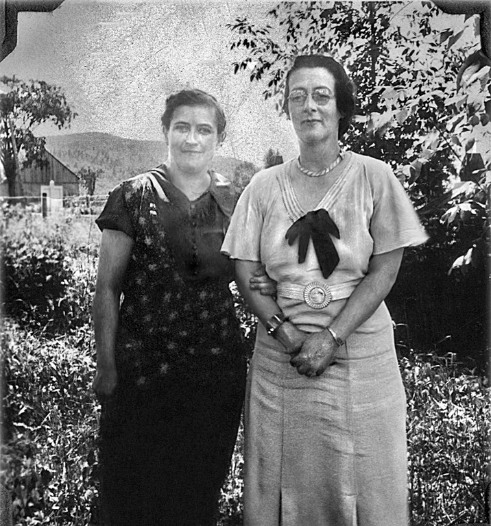Émilienne Chevrier et Madeleine Quesnel en 1933