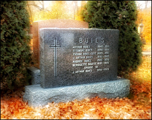 Au cimetière Belmont, à Ste-Foy