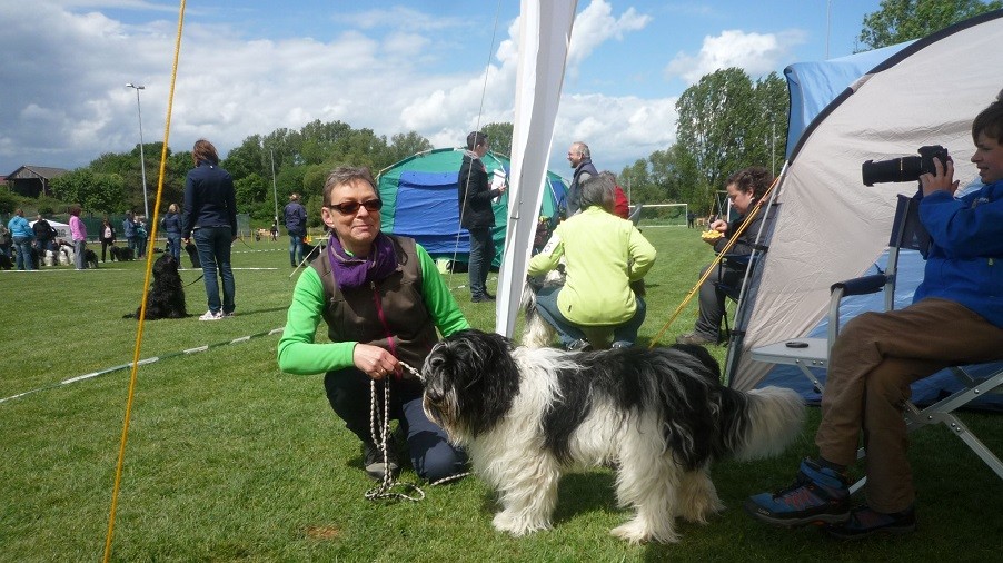 Anja mit Arthur