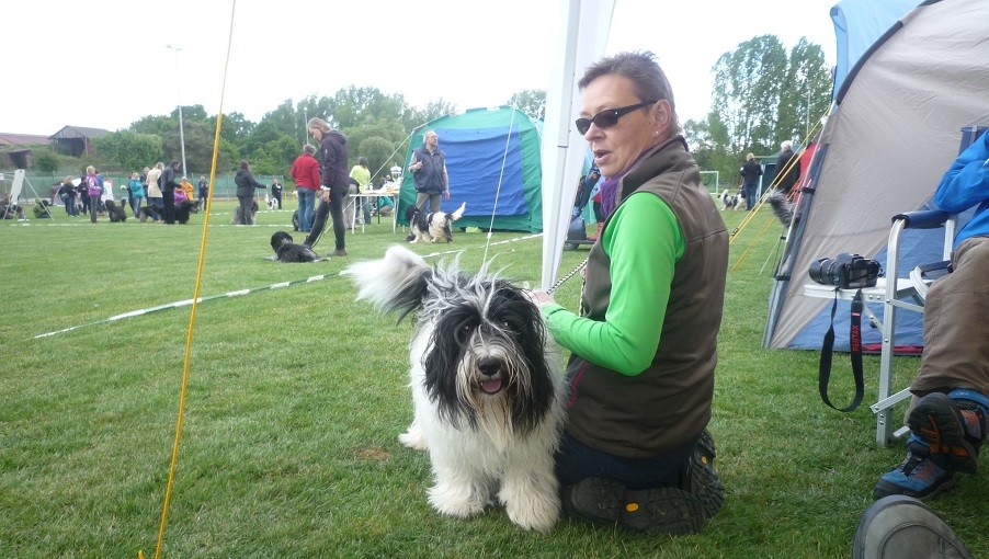 Anja mit Arthur