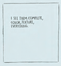 RAYMOND PETTIBON "No Title (I see them...)" 1990 (seen in the catalog "A pen of all work", edited by Massimiliano Gioni and Gary Carrion-Murayari, received while writing an article about Pettibon)