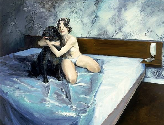 ERIC FISCHL, Los Angeles, Museum of Contemporary Art (seen in a magazine long time ago, found online and kept in a folder that I called 'My ideal collection')