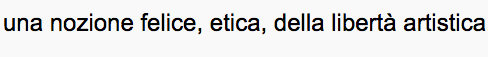 TANO FESTA, fragment of an interview on his website