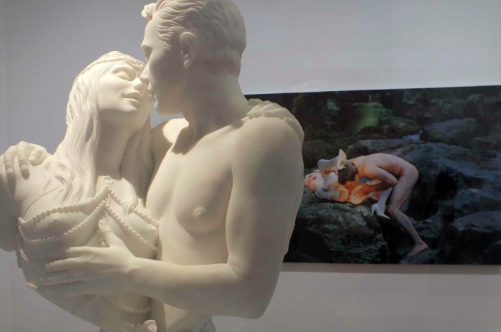 JEFF KOONS Made in Heaven (from Google Images, after I saw some Youtube interviews to Jeff Koons)