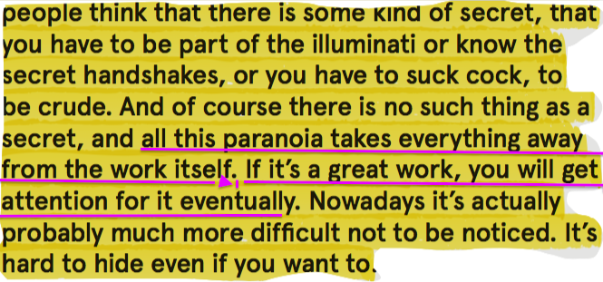 RAYMOND PETTIBON (seen in the catalog "A pen of all work", edited by Massimiliano Gioni and Gary Carrion-Murayari, received while writing an article about Pettibon)