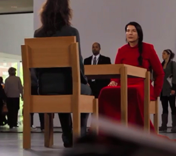 MARINA ABRAMOVIC (The artist is present, MoMA, 2014). From cbsnews.com's review.