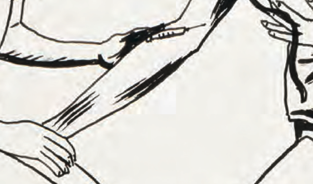 RAYMOND PETTIBON No Title (The heights of...), 1985, detail