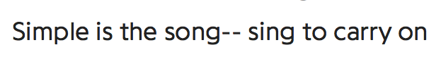 EARL GREYHOUND (screenshot of a line from their "Shotgun" lyrics, seen on the web)