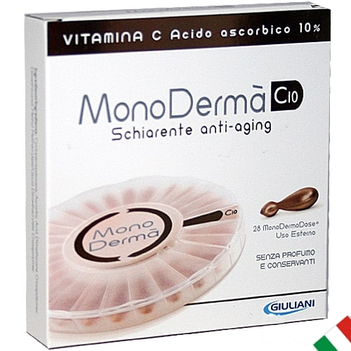 Trattamento viso 28 giorni scatola MonoDermà schiarente anti-aging