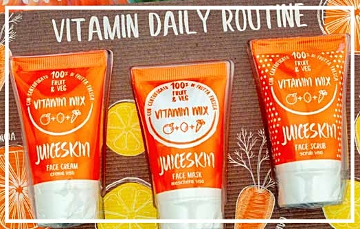 kit vitamin mix  Shaka (maschera viso, crema viso e scrub)