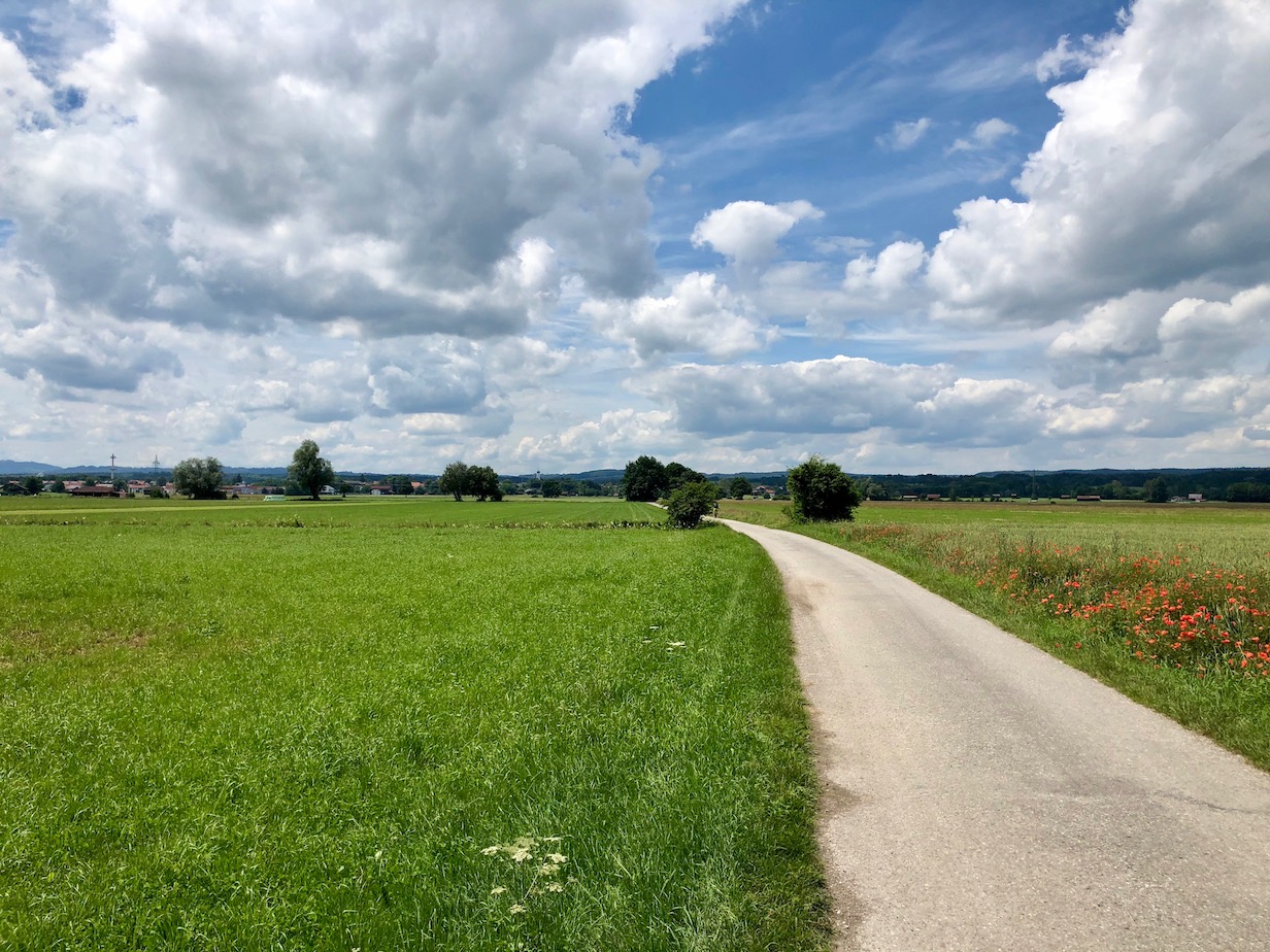 auf dem AAR zwischen Ammersee und Weilheim