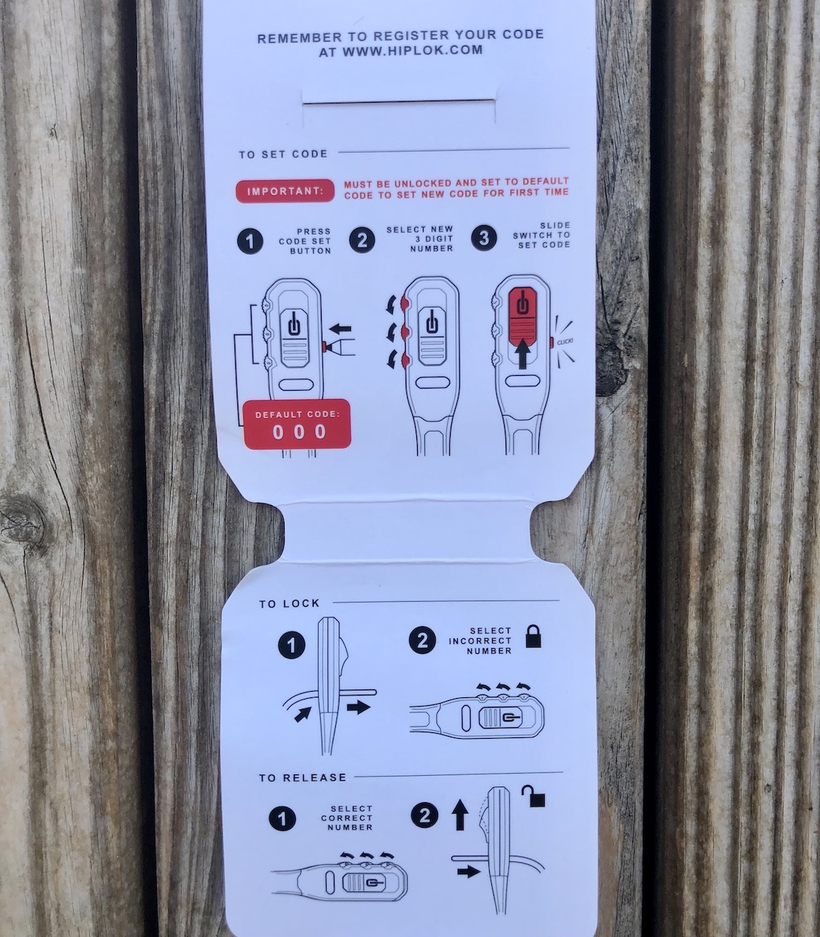 Einstellung des Zahlencodes am Z LOK COMBO
