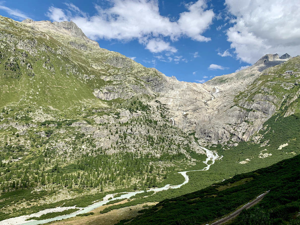 Schmelzwasser vom Rhône-Gletscher