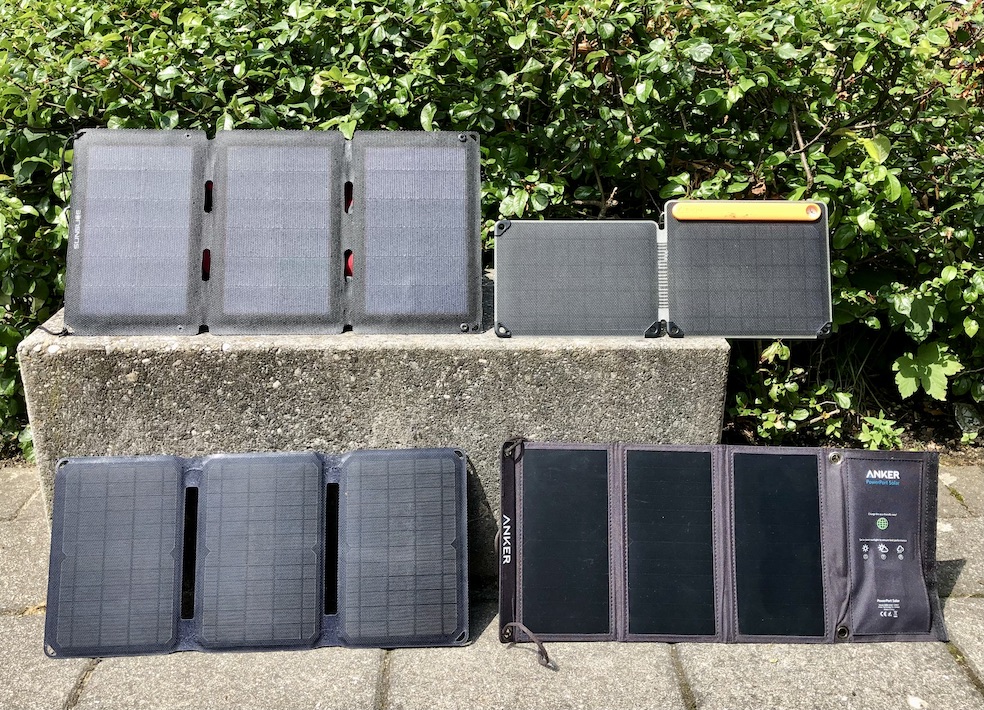 4 Solarmodule im Vergleich