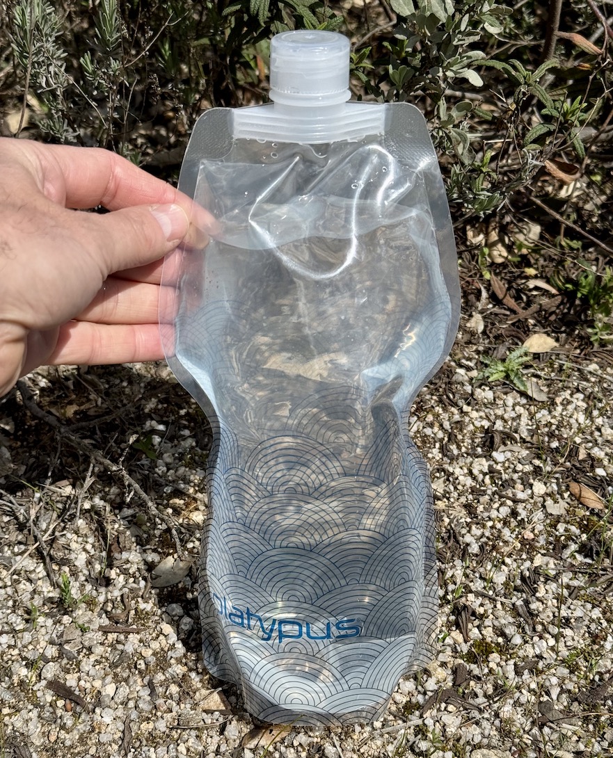Faltbare Trinkflasche von Platypus