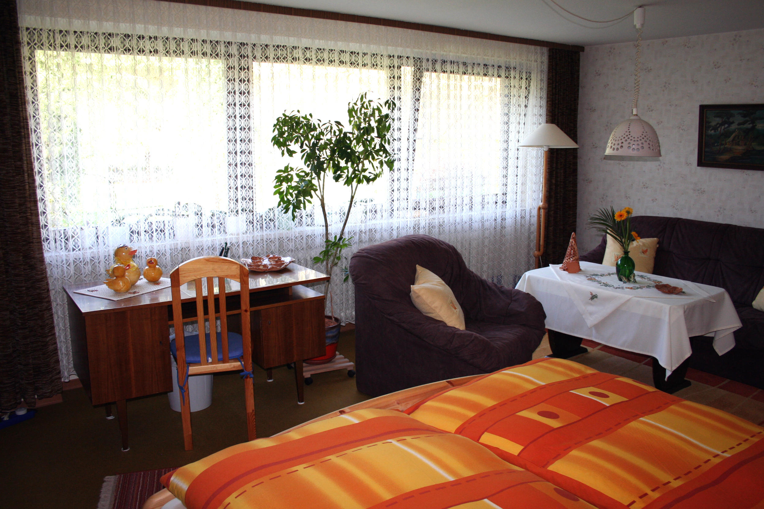 Wohn- / Schlafzimmer in Knauers Ferienwohnung Nr. 1