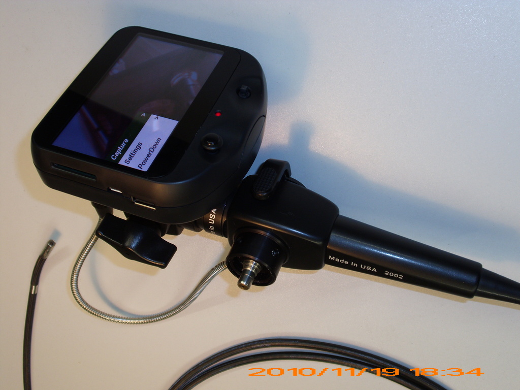 PVA-100 fitted to Hawkeye PVS-060 6mm Videoscope