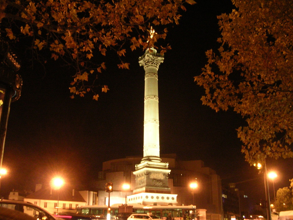 Place de la Bastille by Night