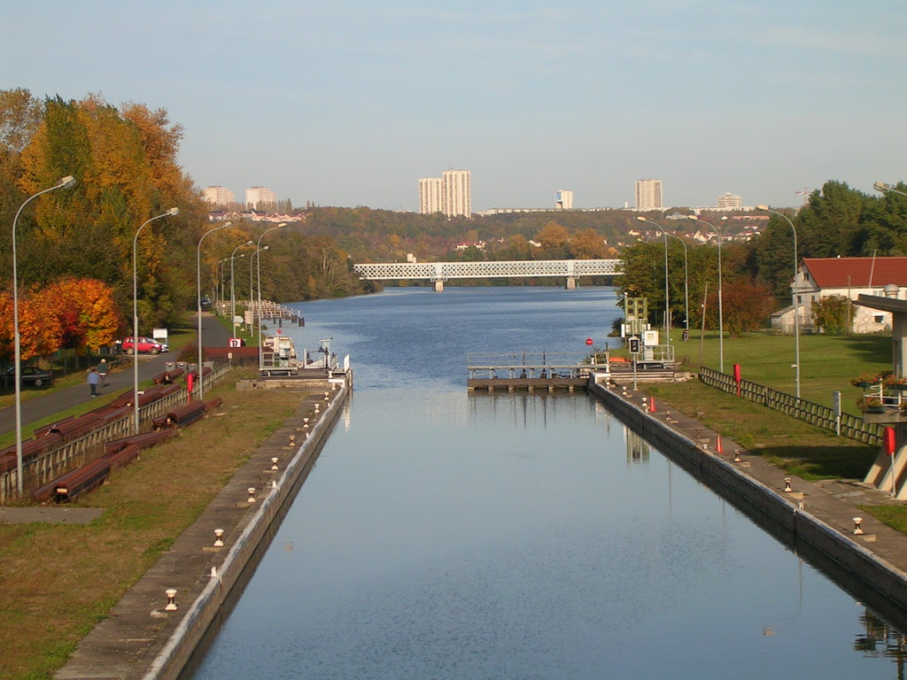 Blick auf Montereau