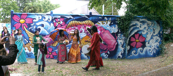 Mural - festival de  "l'oh"- Ablon sur seine