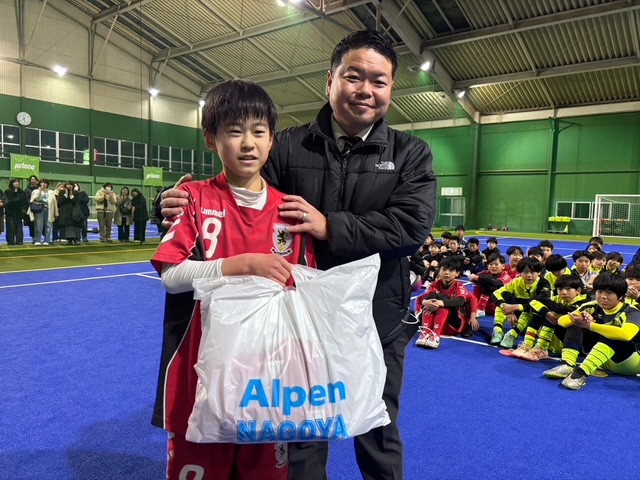 大会MVP 名古屋オーシャンズ かにえ こうし君
