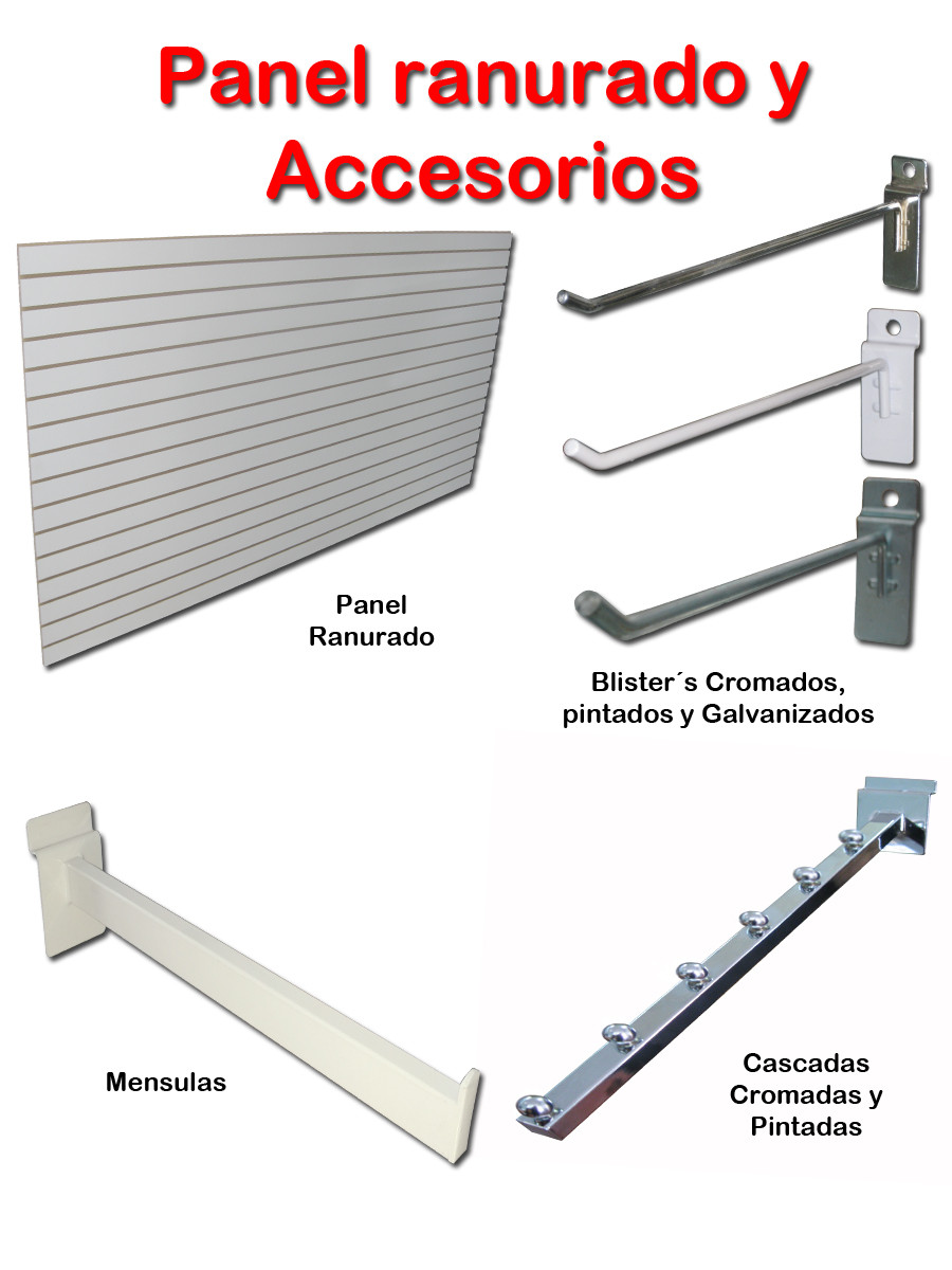 panel ranurado - AGIL ESTANTERIA