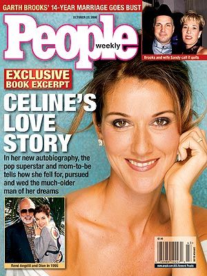 Celine Dion - Couverture People Magazine [USA] (23 Octobre 2000)