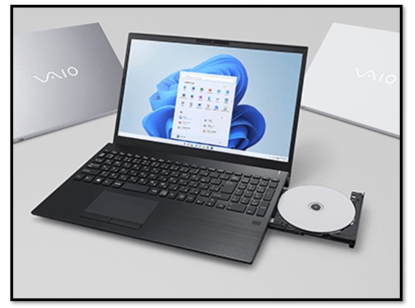 Windows11のDVDドライブ搭載パソコン