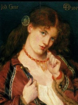 DANTE GABRIEL ROSSETTI - Joli Coeur (1867)