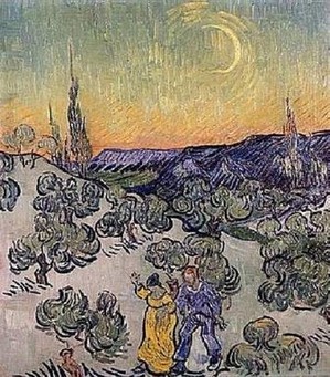 VAN GOGH - Passeggiata sotto la luna