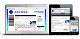 デバイスに応じてウェブサイトのデザインも変化