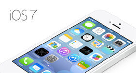 iPhoneは iOS7 からフラットデザイン