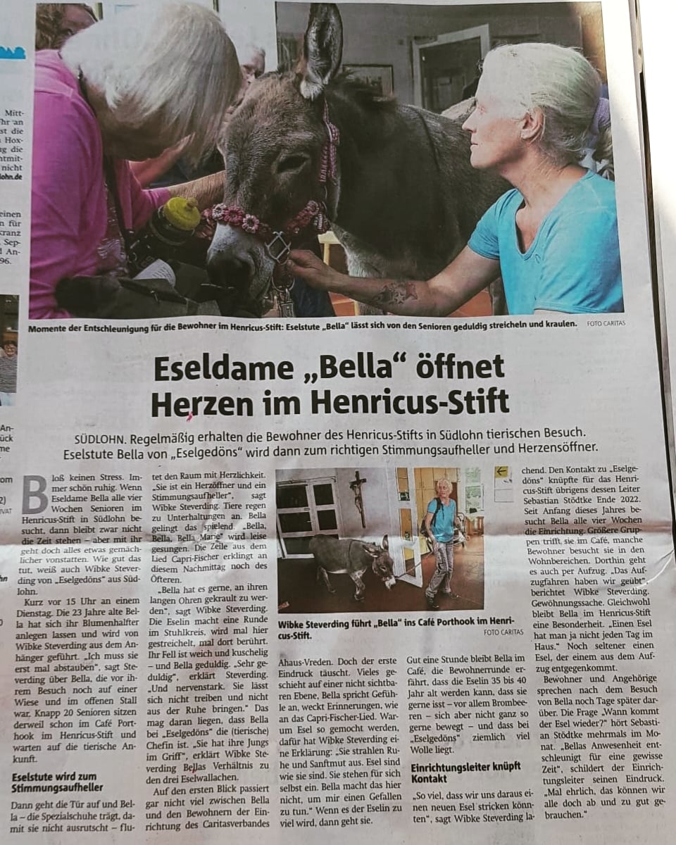 Artikel in der Münsterlandzeitung am 09. September 2023