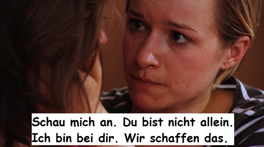 “Look at me. You’re not alone. I'm with you. We’ll pull through this.”