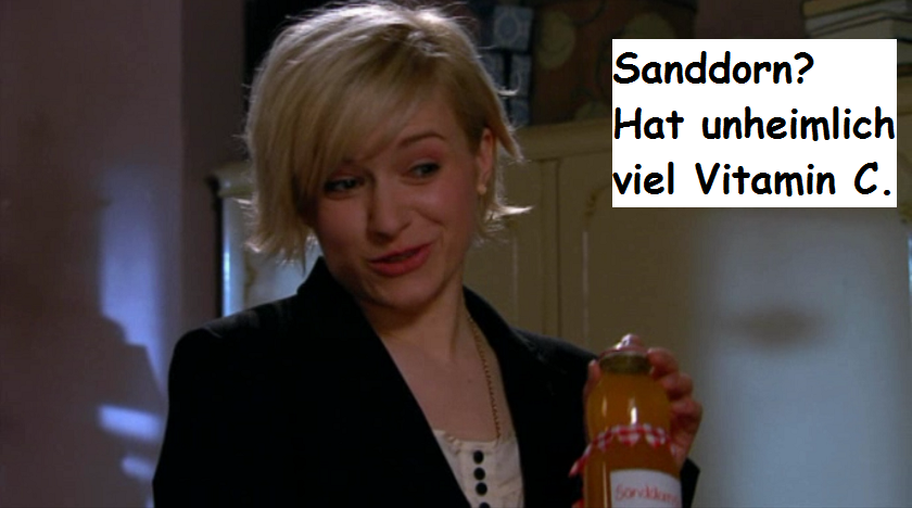 “Sea buckthorn? Has an incredible amount of vitamin C.”