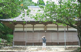 Kinryu-ji Temple, an Imperial Palace in Takamatsu where Prince Koretaka was said to live.