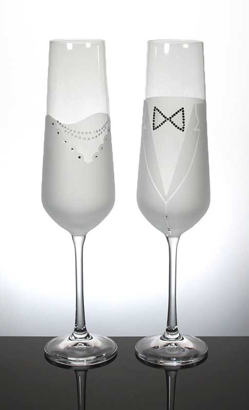 Sektglas Wedding Set