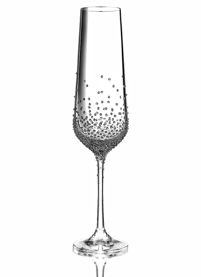 Sektglas Gaia veredelt mit Swarovski