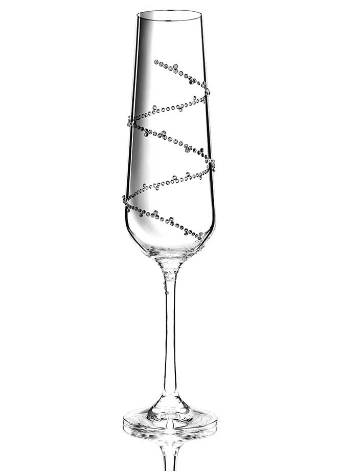 Champagner Tethys veredelt mit Swarovski