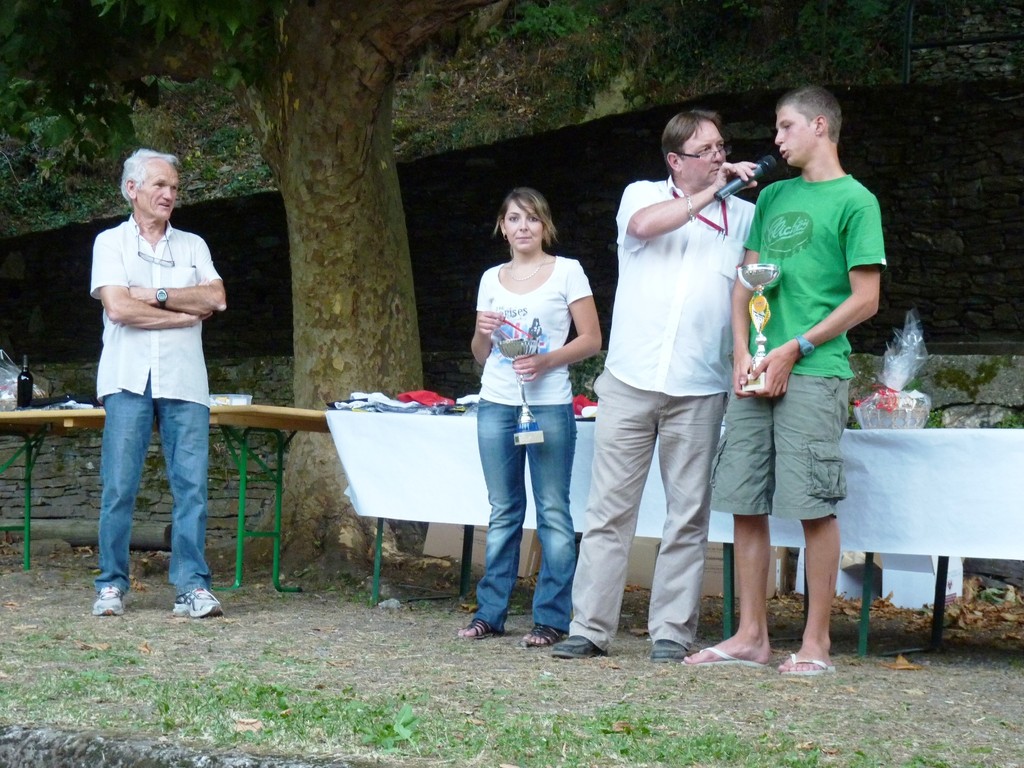 La remise des prix (aux cadets ..)